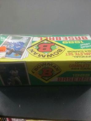 Factory sealed 1989 baseball cards