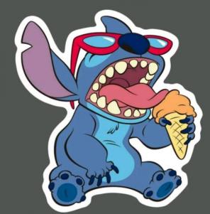 Beach Stitch sticker decal