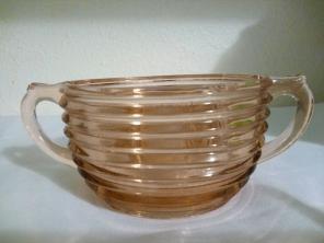 Pink Depression Glass Manhattan creamer