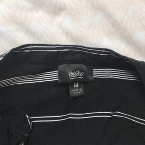 Black And White Striped Playsuit