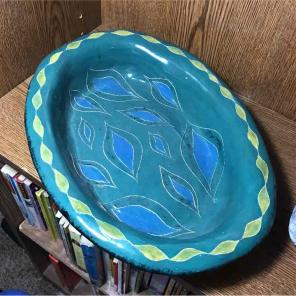 Ceramic casserole dish