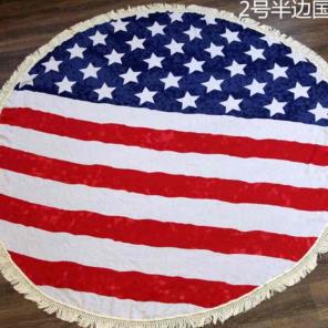 Usa flag black friday beach towell