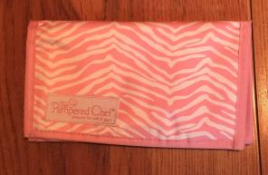 Pampered Chef Zebra Coupon Organizer