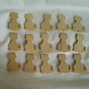 Unfinished Wood Cats