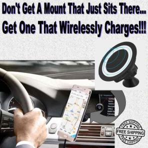 ⚡️Wireless Qi Car Charger w 360° Mount⚡️
