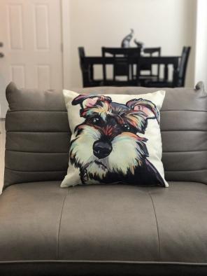 Schnauzer Pillow Case