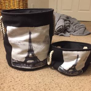 Paris Laundry Tote Bags
