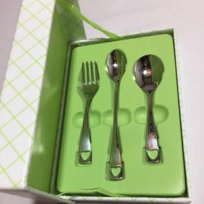 Stainless Steel Baby Flatware Heart