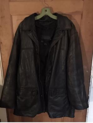 Coach Leather Coat Men