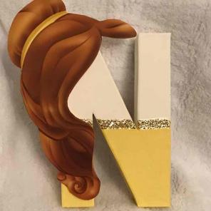 Disney Princess customized letter
