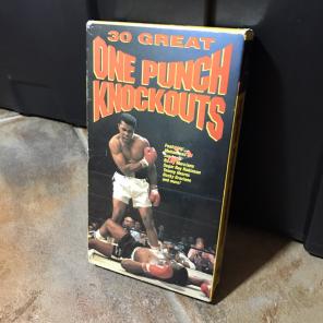 30 Great One Punch Knockouts VHS Tape