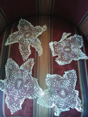 Crochet Lace Stars 5 Antique Needlework