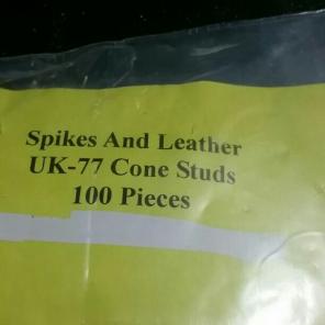 UK-77 Silver Cone Studs (approx 100 pcs)