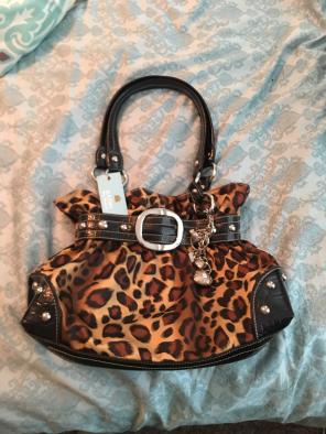 Kathy Van Zeeland Leopard Handbags Mercari Kathy Van Zeeland Leopard Handbag