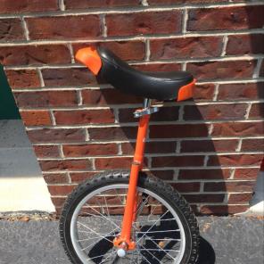 Orange Adjustable Unicycle