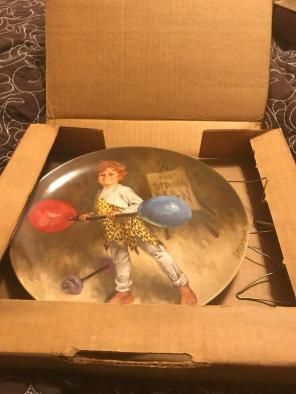 Johnny The Strong Man Collectible Plate