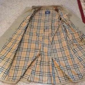 BURBERRY NOVACHECK TRENCH RAIN COAT