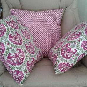 Handmade Pillows in Vera Bradley Fabric