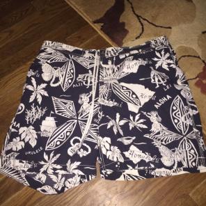 Polo Hawaiian Swim Trunks