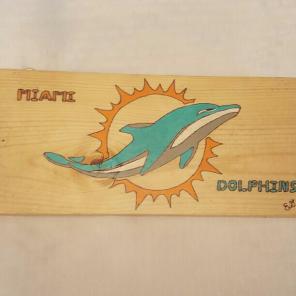 Miami Dolphins NFL Handcrafted Plaque
