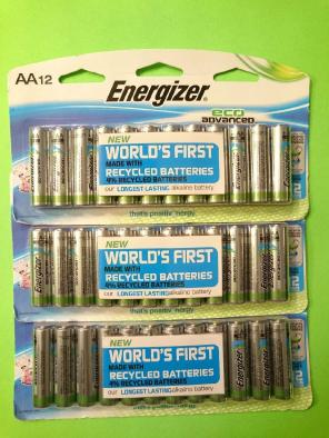 36 AA energizer eco advanced batterys