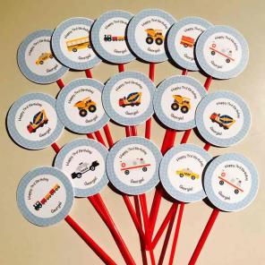 1-Layer Cupcake topper