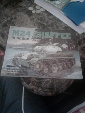 m24 chaffee in action army tank book