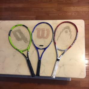 Head, Wilson, Prince Tennis Rackets