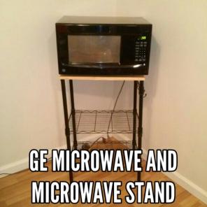 Microwave and microwave stand