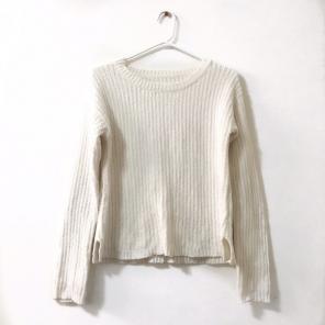 Knitted White Sweater