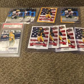 (11) Carson Wentz Rookie Lot Psa 10