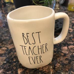 Rae Dunn Best Teacher Ever Mug