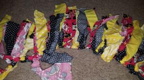 MINNIE MOUSE HIGH CHAIR BUNTING BANNER