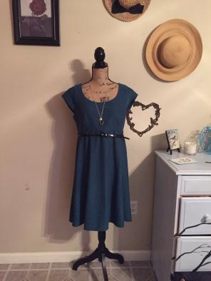 Gorgeous Teal Maternity Dress