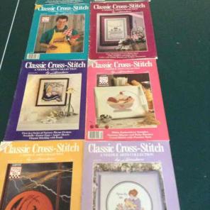 Lot#5 total of 8 cross stitch mag