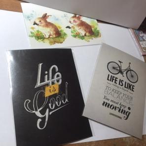 Cute Postcard & Pictures Set Of 3