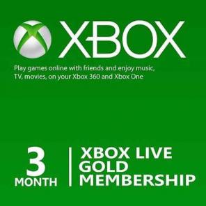 Xbox Live 3 Month Membership