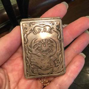 Vintage Sterling Silver Trinket/Box Case
