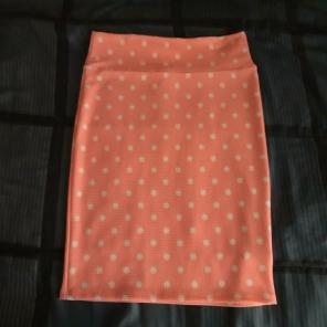 LuLaRoe Skirt Polka Dot Cassie sz L