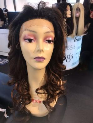 Fullcap Ombré Wig Long Loose Curl Lace