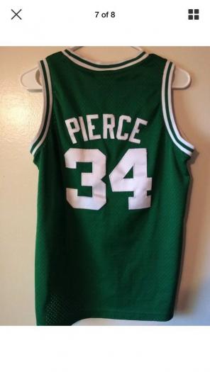 Vintage Paul Pierce Jersey Retired Playr