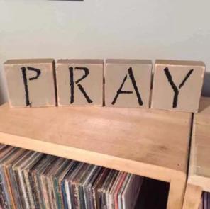 Pray Primitive Handmade Wood Blocks