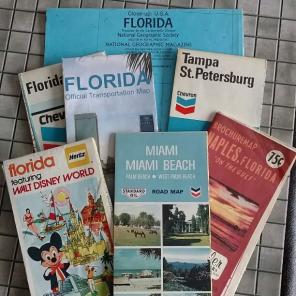 Vintage Florida map bundle