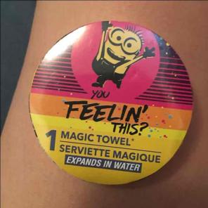 Minion magic towel