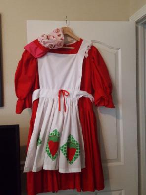 Custom made Strawberry Shortcake costume