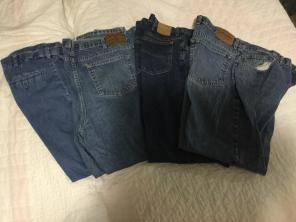 Lot Of 4 Men’s Jeans 38x30. Arizona, Lee