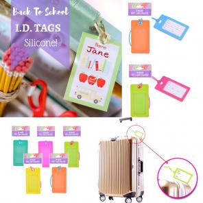 Silicone 2-Sided Color ID Tag - Fun!