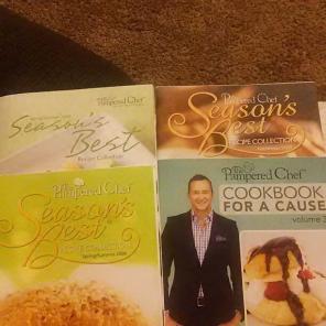 Pampered Chef cookbooks