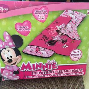 Inflatable slumber mat Minnie Mouse new