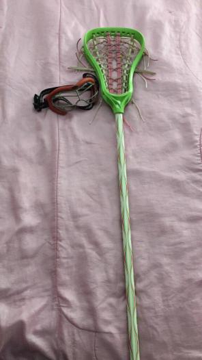 Lacrosse Stick And Goggles